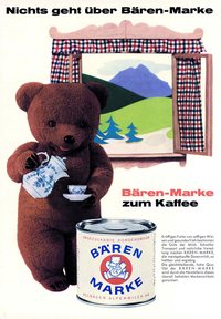 Anzeige Bärenmarke (1961). Quelle: Allgäuer Alpenmilch GmbH